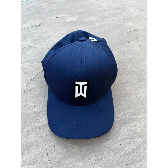 Nike Other - Nike Sz L / XL Dri-Fit Tiger Woods TW Legacy91 Golf Hat Navy